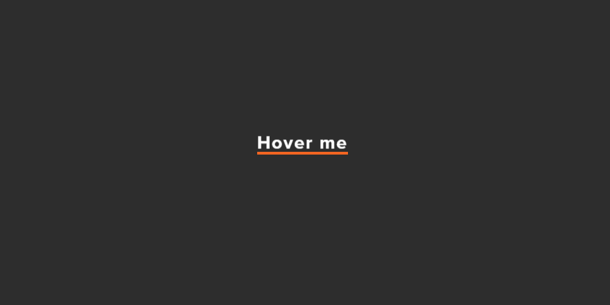 underline animated button